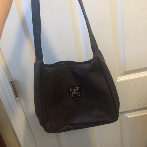 HCL crossbody leather print brown purse - Picture 6 of 11